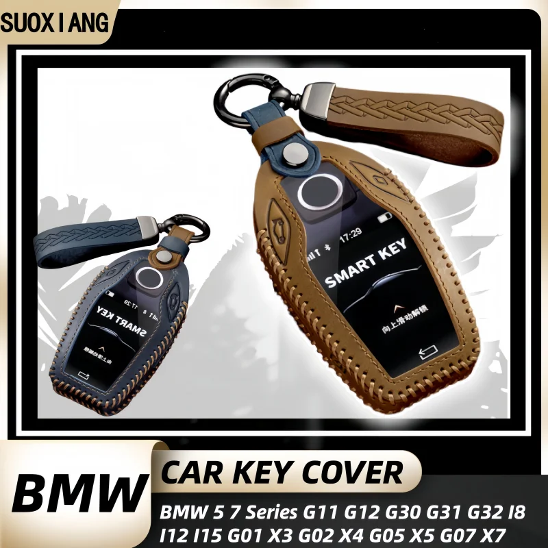 

For BMW G30 G12 G11 G32 G31 5 7 Series I8 I12 I15 G01 X3 X4 G02 G05 X5 G07 X7 Fashion Car Key Case Accessories LED Display