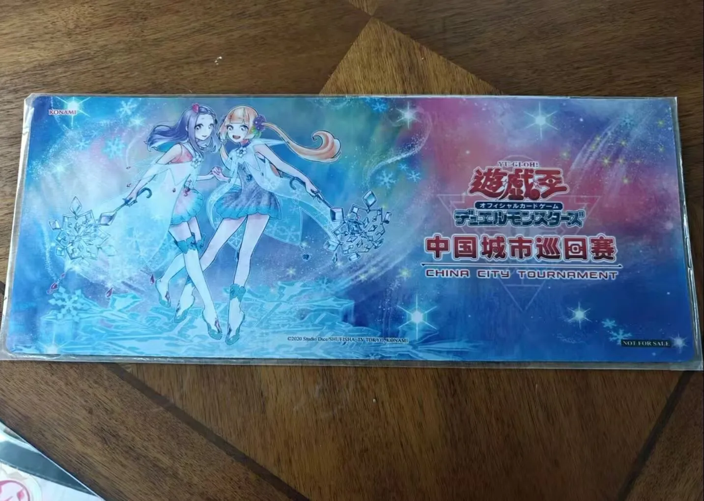 Yugioh KONAMI Duel Monsters Rikka Sheet Official Collection Sealed Pad Playmat