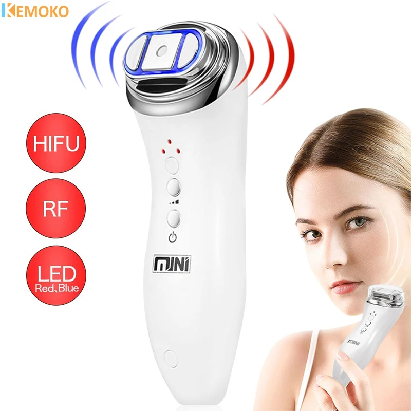 

Kemetvov Ultrasonic Bipolar Lifting Face Skin Care Massager Mini Hifu Anti Wrinkle Tightening Device