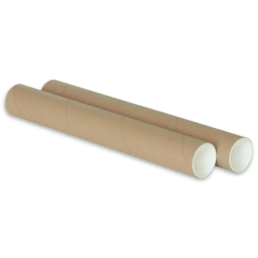 Blueprints Packaging Cylinders 2 Pcs Heavy-duty Mailing Tubes Paper Shipping Cylinders Protective Cardboard Storage for Posters