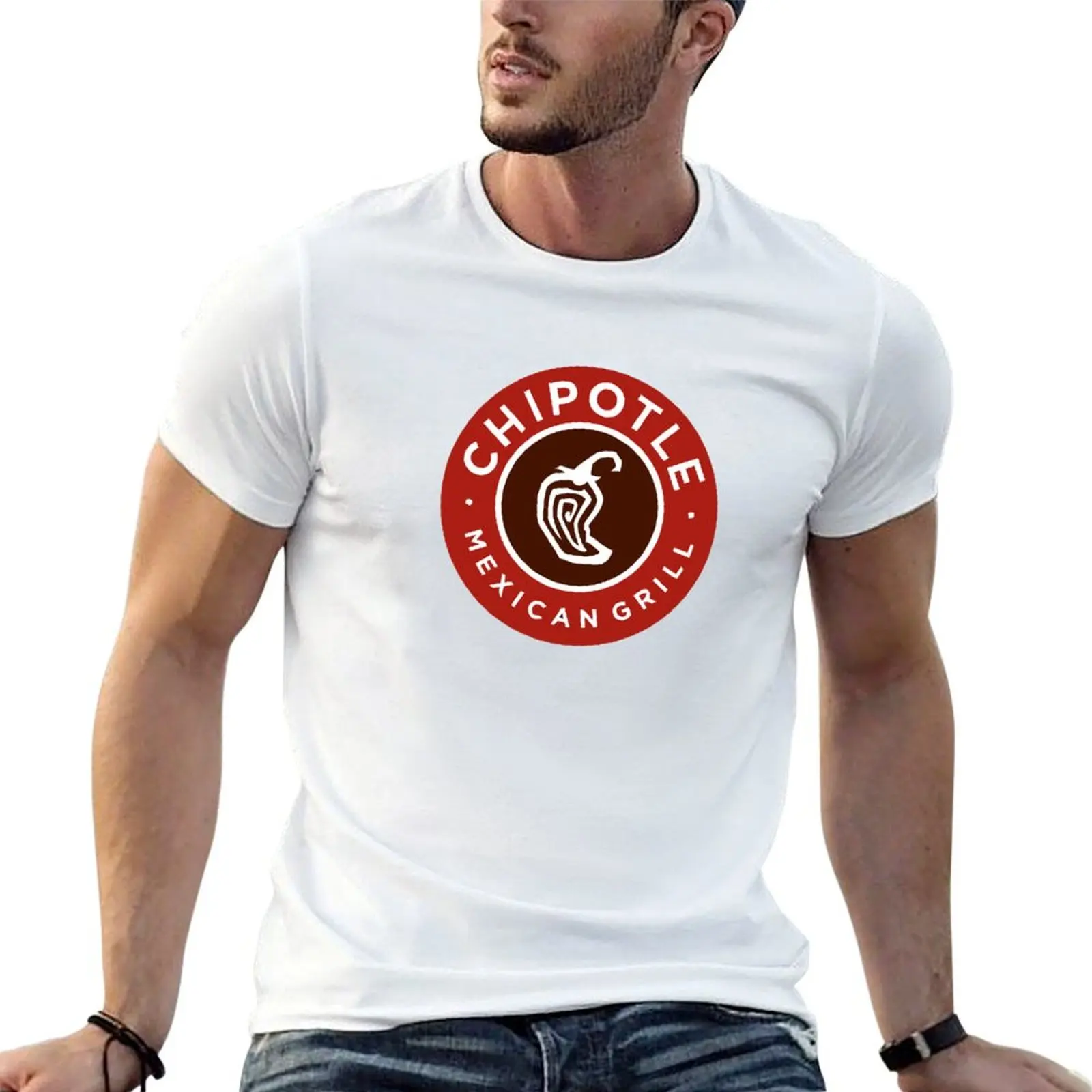 

Contemporary Chipotle Mexican Grill Glass-front Alkoven Display T-Shirt man t shirts high quality luxury brand T-Shirt