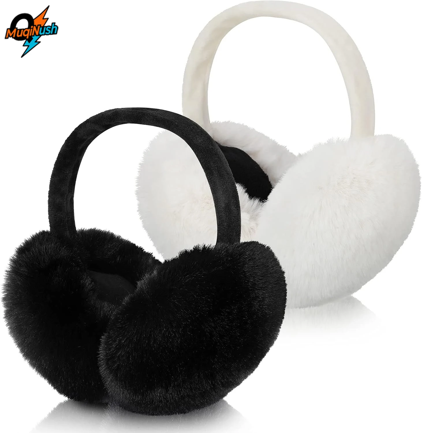 

MuqiNush Winter Ear Cushions Made of Artificial Fur Are a Cute and Foldable Outdoor Ear Warmer Suitable for Both Men and Women