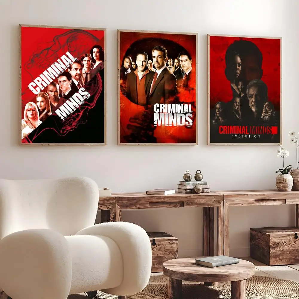 TV Series Criminal Minds Poster Print Wall Art Pictures Canvas Painting Living Room Bedroom Home Decor