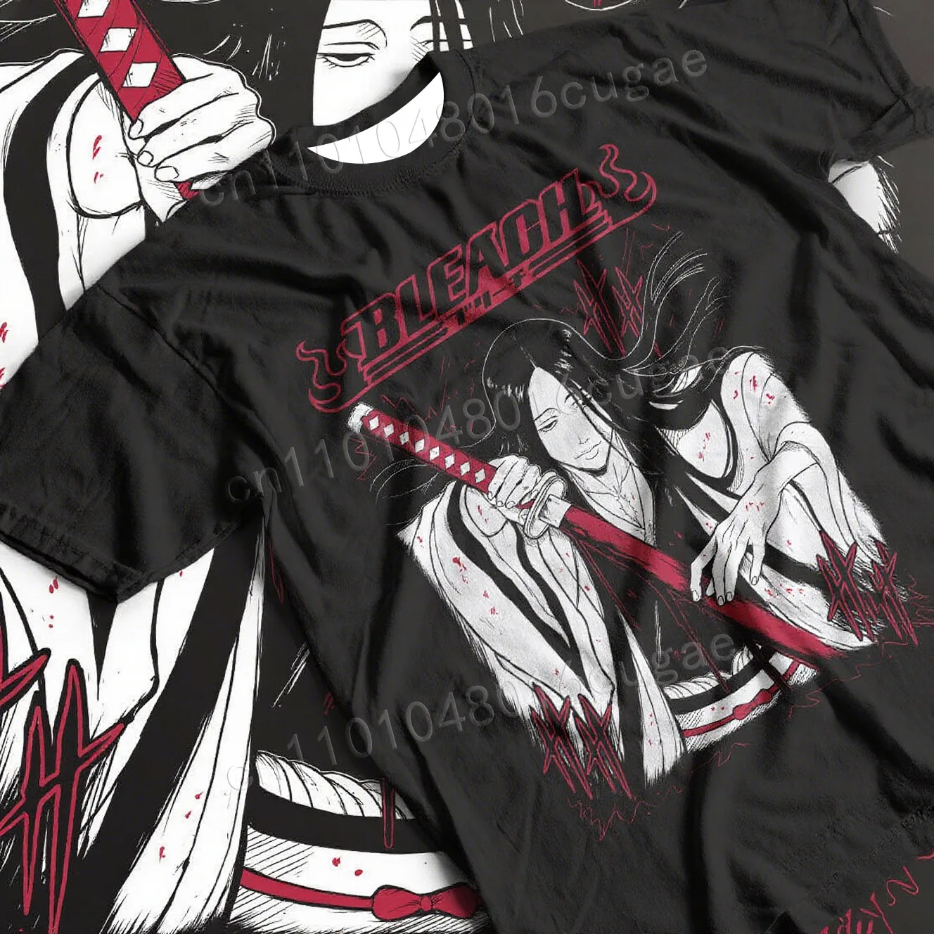 

Футболка Retsu Unohana Zaraki Kenpachi Bleach, аниме, забавная подарочная футболка с комиксами, женская одежда, футболка с графическим рисунком, летняя уличная одежда Y2K