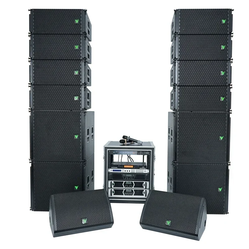 Soundsystem Duales 10-Zoll-Professionelles Line-Array-Lautsprecher-Soundsystem für den Außenbereich
