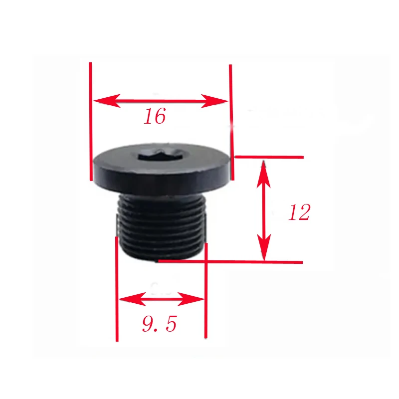 Excavator Parts Walking Motor Plug Line Reducer Oil Drain Screw Hexagonal Oil Plug For Komatsu PC56-7 PC30 40 55