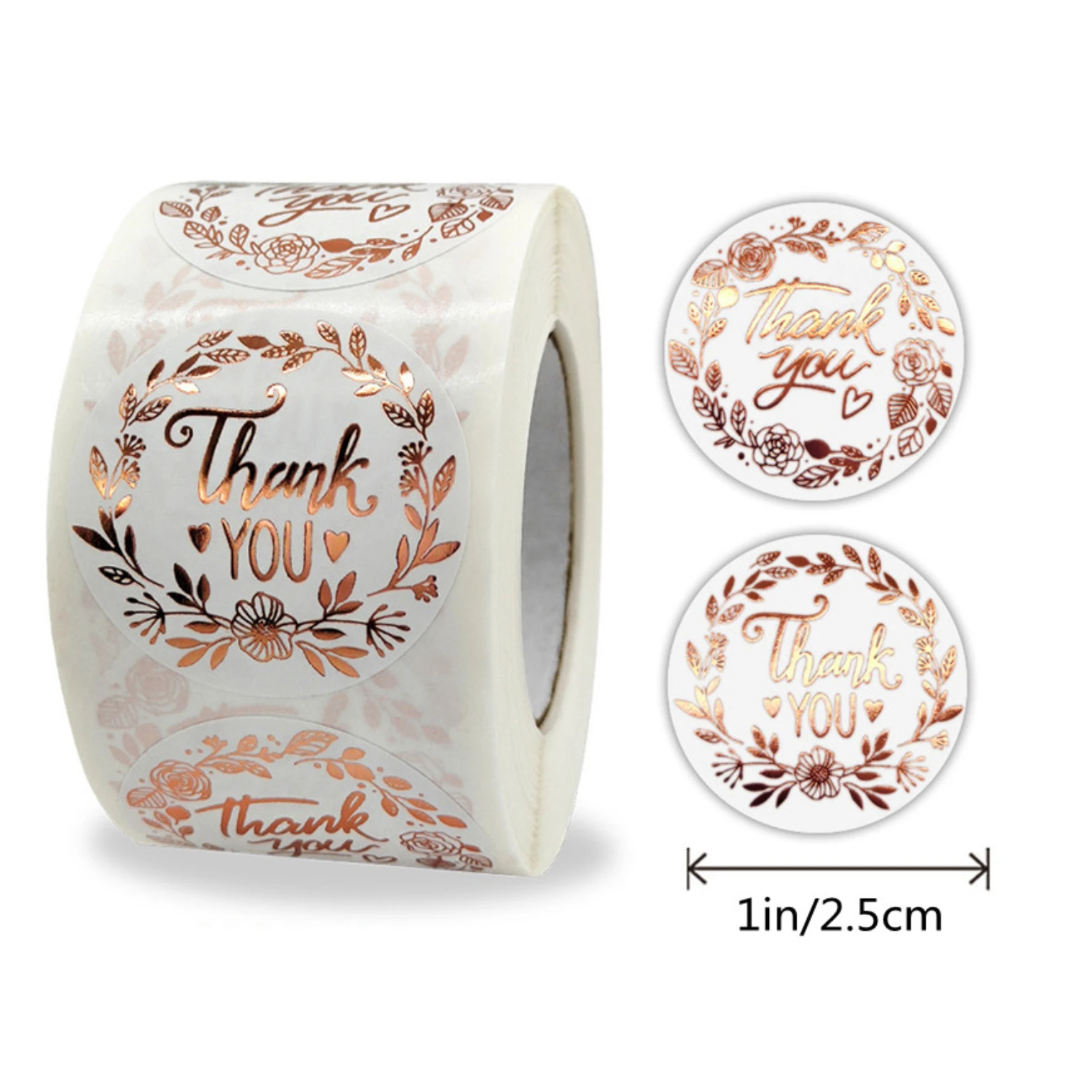 Floral Thank You Stickers | High-Quality | Thanksgiving Theme