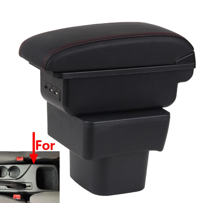 

Подлокотник для Changan Honor, органайзер для центральной консоли, черный, из искусственной кожи, автомобильные аксессуары