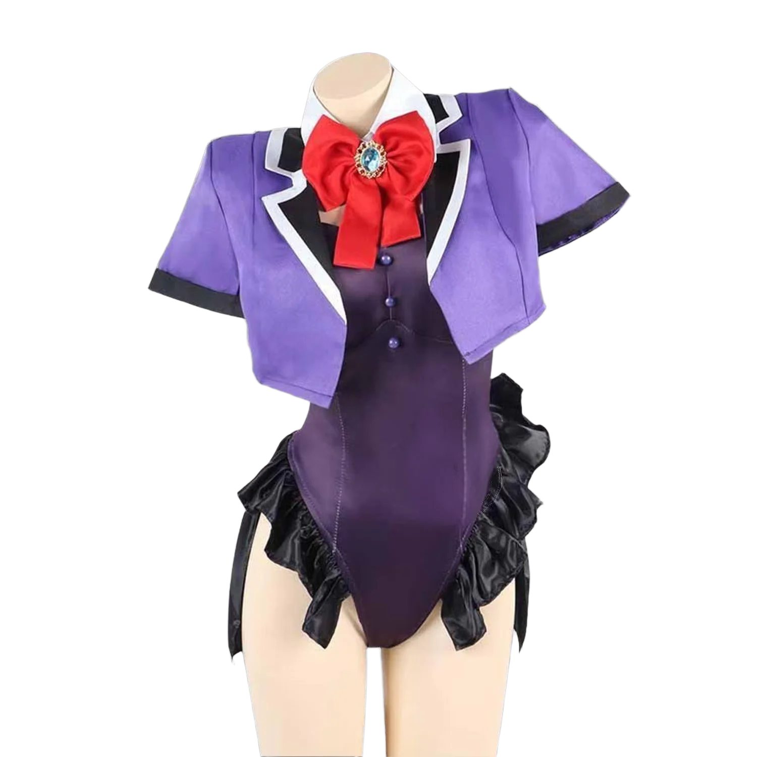 

Forxe Unisex Anime Cos Takanashi Rikka ‌Bunny Girl Cosplay Costumes Fashion MeetingSets Custom Size