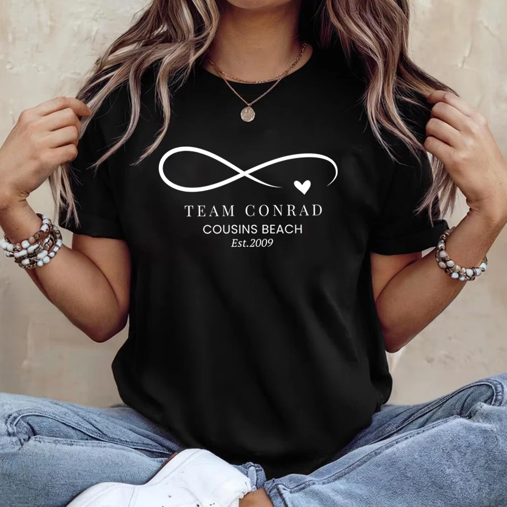 Team Conrad Infinite T Shirt Cousins Beach Est. 2009 Tshirt The Summer I Turned Pretty Shirts TSITP Merch Unisex Summer Tops