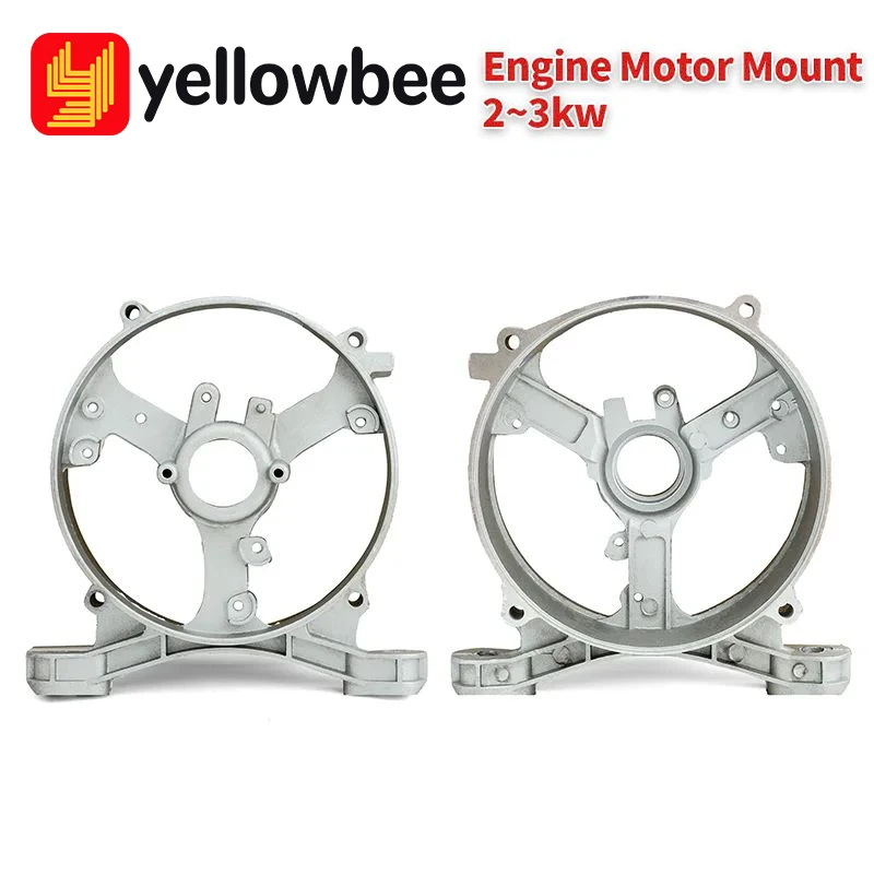 Imagem -02 - Suporte de Suporte para Gerador de Gasolina Diesel Suporte do Motor Tampa Traseira 186f 186fa 188f 190f 5kw 5.5kw 6.5kw Gx390