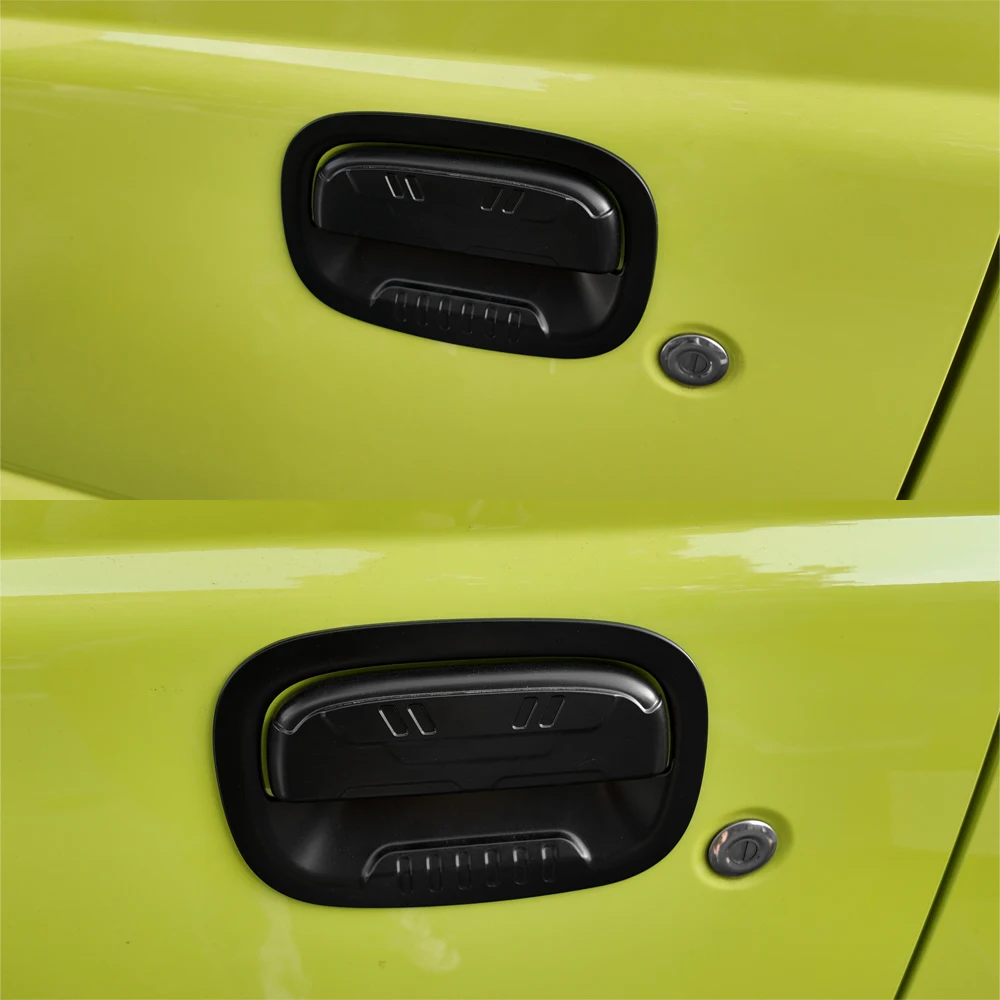

For Suzuki Jimny 2018-2025 Door Outer Handle Cover ABS Anti Scratch Wear Resistant Exterior Decor Protective Trim Auto Parts