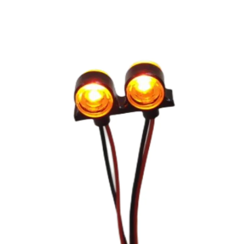 Double Outline Marker Lamps Clearance Lights for Tamiya 1/14 RC Truck Upgrade Accessories - view 3