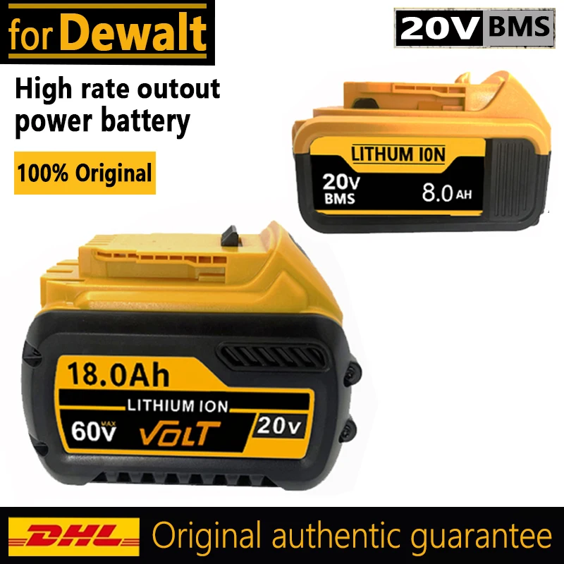 

Big promotion 20V lithium ion battery, for dewalt power tool DCB205，DCB206，DCBGene.DCB200 MAX.20V.60V.12AH,18AH batteries