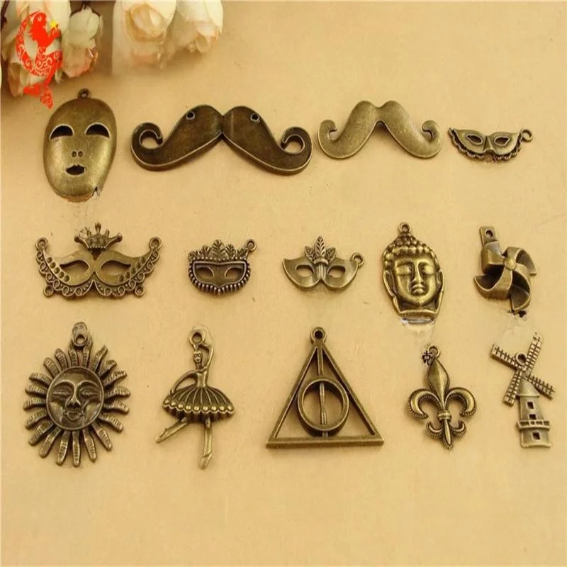 

Handmade DIY Sewing Accessories 481kg Vintage Pendant Alloy Material Home Fabric Crafts Direct Sale Button Decorations