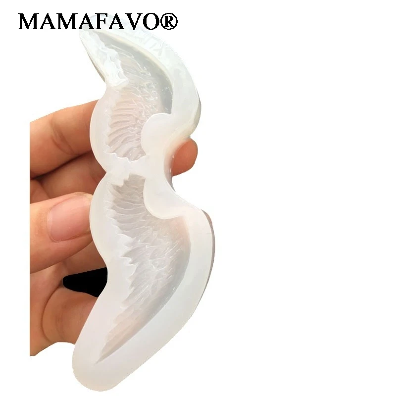 Angel Evil Wings Pendant Resin Casting Mold