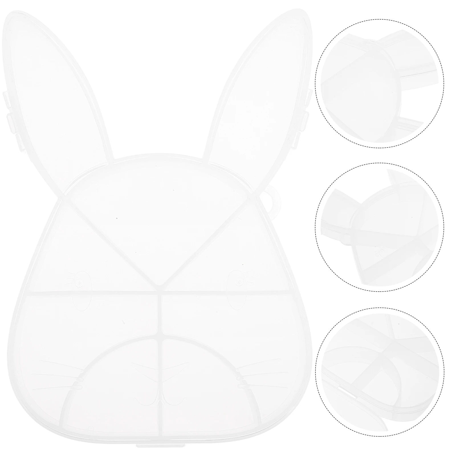 

Creative Transparent Pp Bead Storage Box Multi-Compartment Jewelry Organizer Case Small Parts Container Firm Plastic For Home