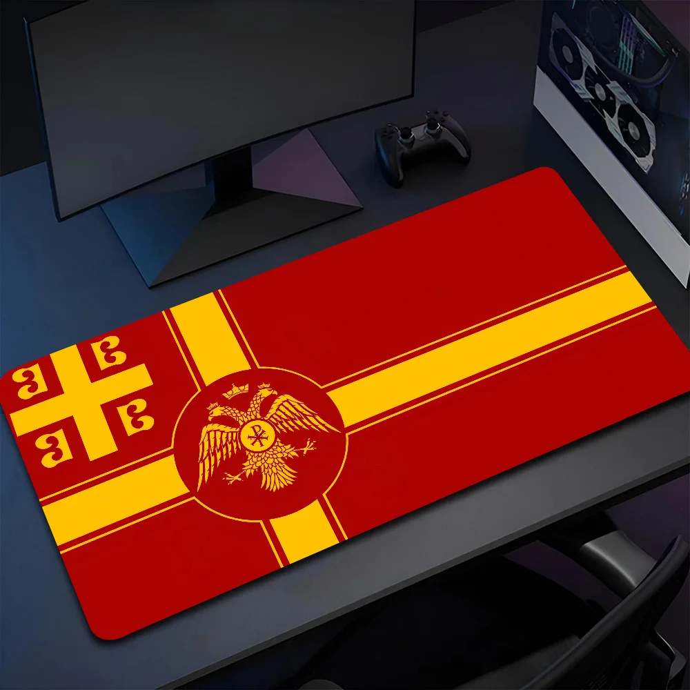 1PC Flag Of Rome Non-slip Mouse Pad Suitable For Office Computers Laptops E-sports Game Desk Mats XXL Keyboard