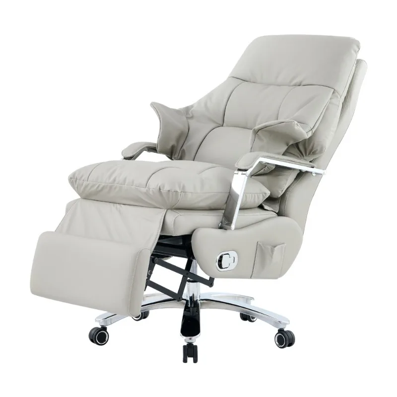 Recumbable light luxury office chair, comfortable and sedentary home, chair