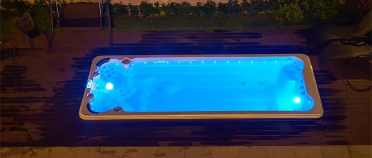 European Style Infinity Edge Spa Pool Outdoor Hydro Massage Hot Tub CE SAA Certified for Backyard Villa Resort