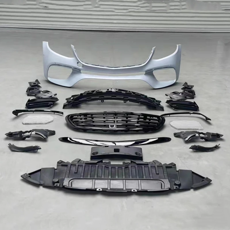 

Front Bumper Grille Assembly Fender for Mercedes Benz E Class W213 Upgraded New Style Car Body Kit Surround Accessories