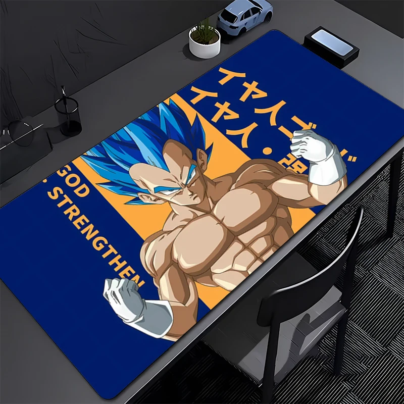 Gaming Mousepad Dragon Ball Anime แผ่นรองเม้าส์สํานักงาน Gamer คอมพิวเตอร์แผ่นรองเมาส์ลื่น HD พิมพ์ขนาดใหญ่โต๊ะ PC อะนิเมะ Mousepad
