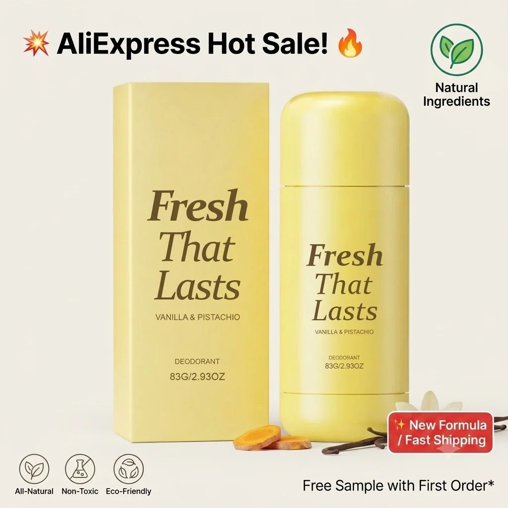 Kojic Acid Turmeric Deodorant Stick Aluminum-Free Antiperspirant Underarm Brightening Care Long Lasting Odor Eliminator 83g