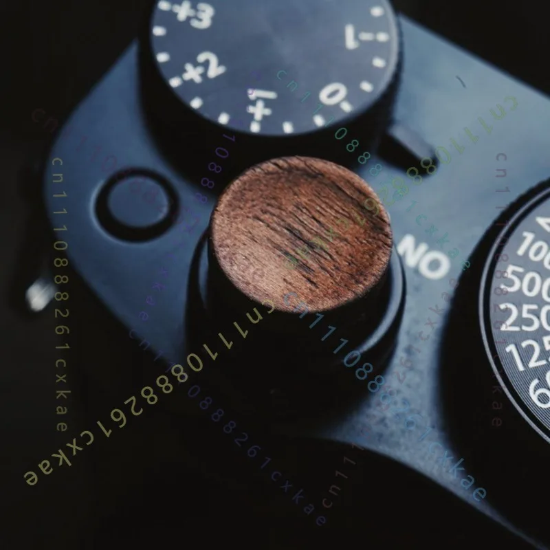 Universal Screw‑in Retro Wood Shutter Button Camera Accessory For Fujifilm For Leica Camera