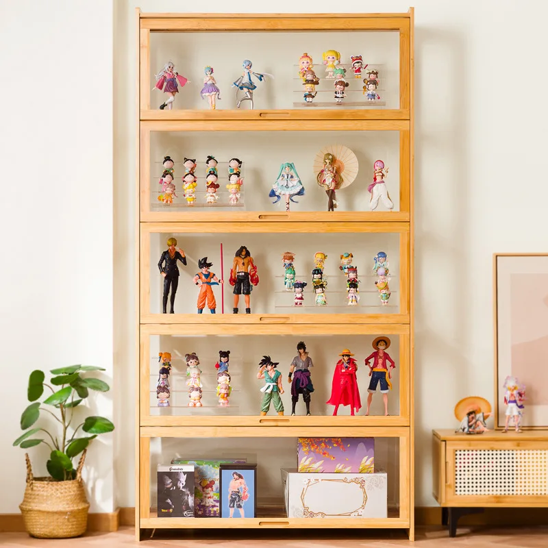 Figure Lego Display Cabinet Model Toy Storage Cabinet Acrylic Transparent Dust-proof Building Block Shelf Household Display