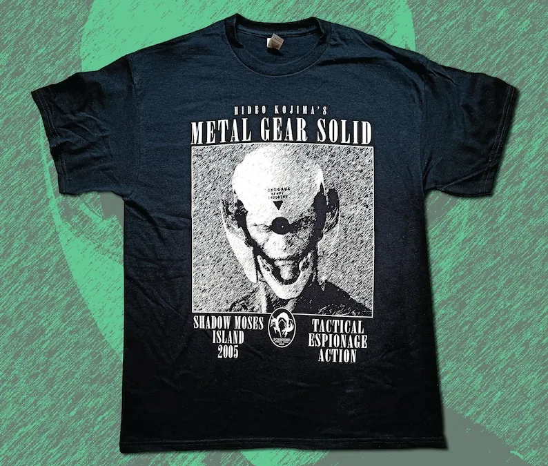 Hideo Kojima\'s Metal Gear Solid Gray Fox T Shirt