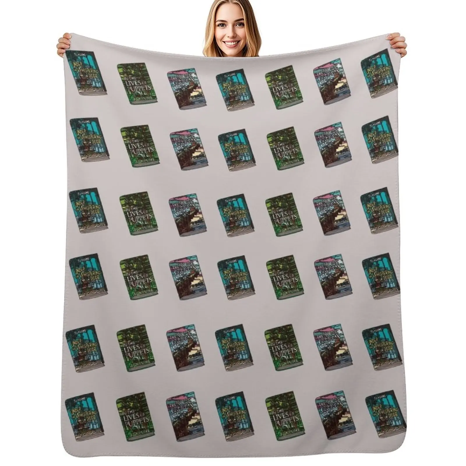 

TJ Klune books Throw Blanket Lightweight Warm Blanket for Travel Camping