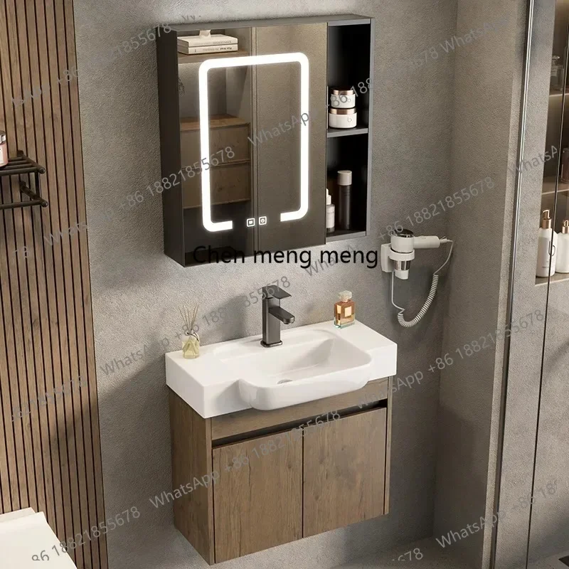 X188 Bathroom Cabinet Vanity Ceramic Sink Combination Washbasin Space Saving Cross-border Washbasin Ultra-narrow Toilet Washbasi