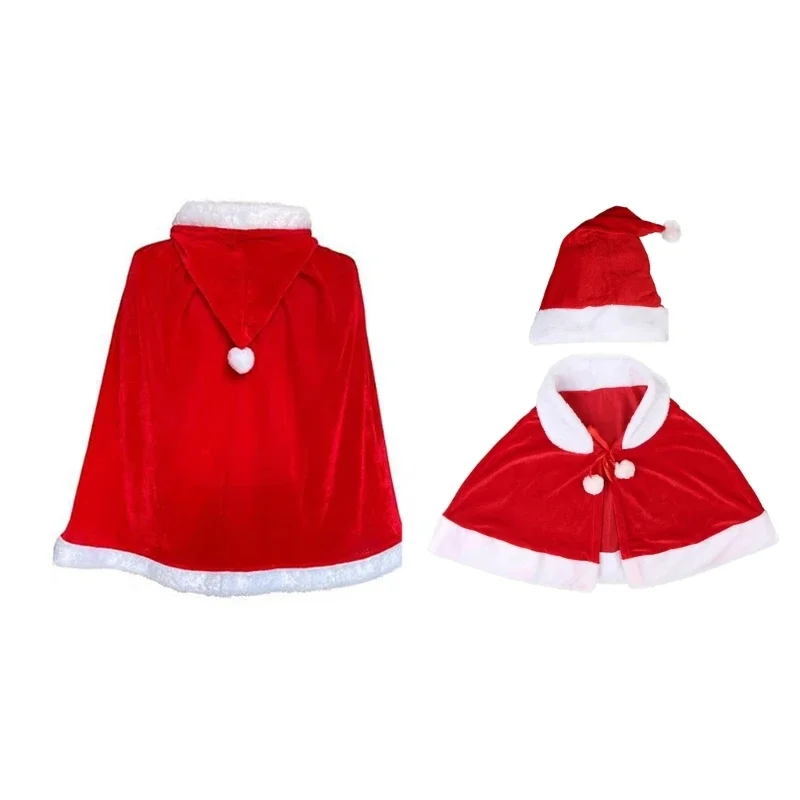 Fancy Dress Up Props Christmas Cosplay Santa Costume Accessories for Adults Kids