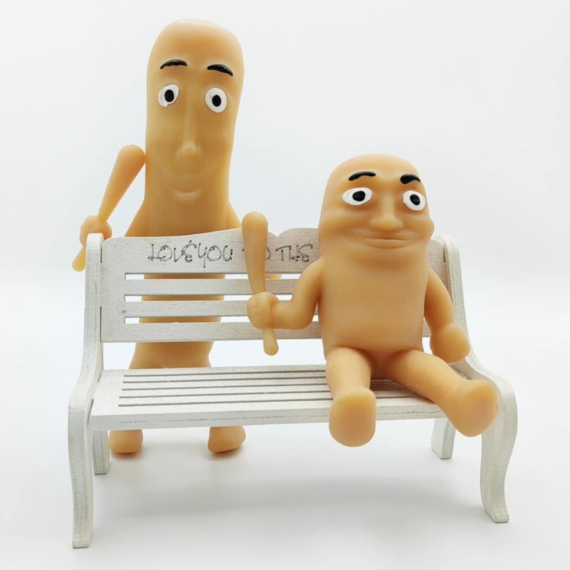 

Soft Tung Tungtung Sahar Squeeze Toys Collectible Viral Brainrot Fidget Toy Wooden Stick Man Anti Stress Reliever Toys Figet