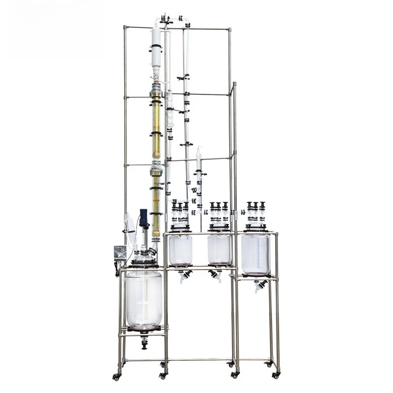 

Laboratory Glass Reactor Distillation Column Distillation Device Pharmaceutical