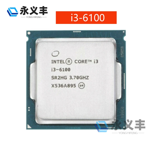 プロセッサーIntelCore i3 6100 i3-6100 i36100 3.7ghz 3m,デュアルコア51w,cpuプロセッサ,sr2hg  ga1151,オリジナル - AliExpress