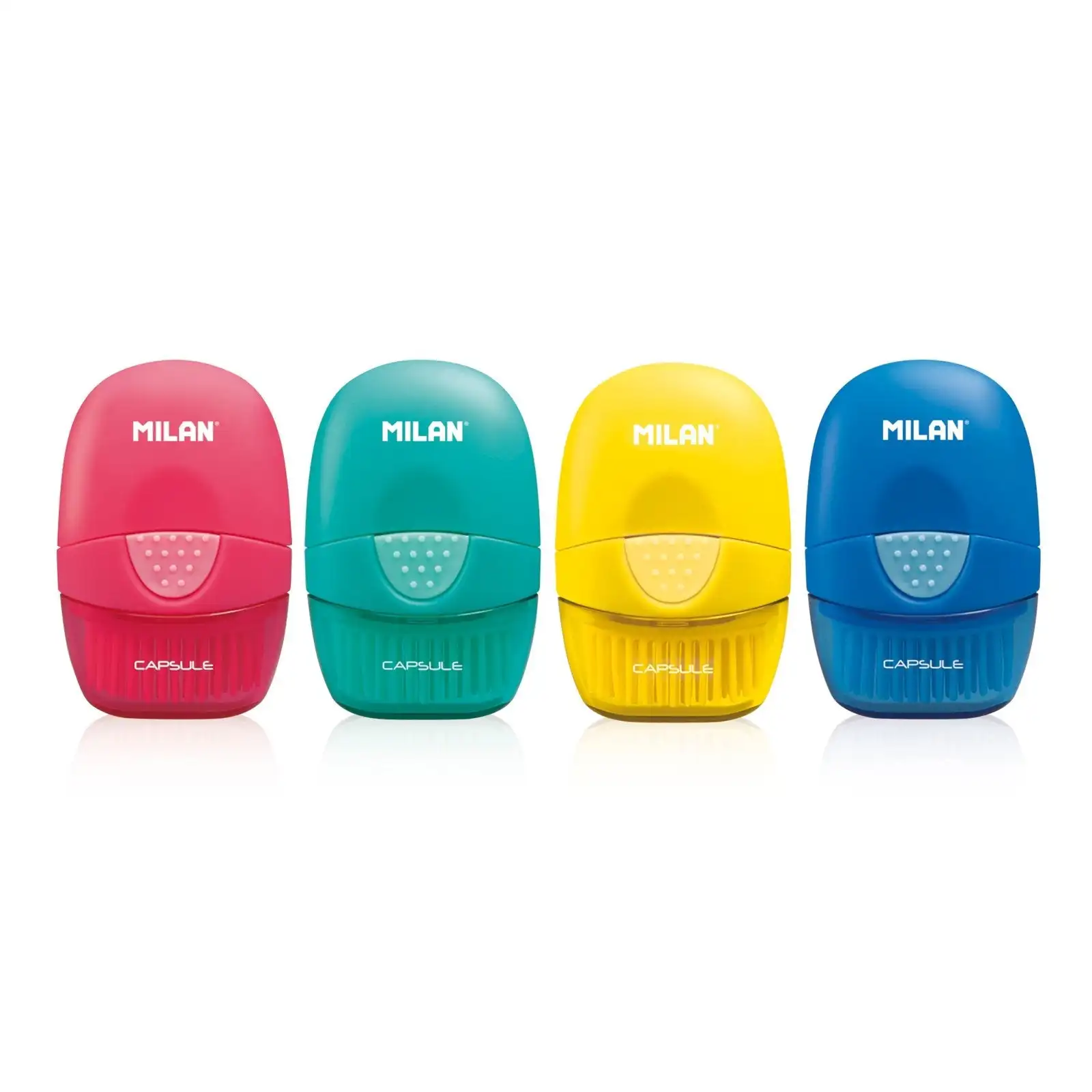 MILAN - Eraser & Brush, Combinación de Goma y Cepillo. Diseño CAPSULE