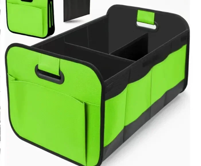Auto-Aufbewahrungsbox, Kofferraum-Aufbewahrungsbox, Oxford-Stoff-Aufbewahrungsbox, großes Fassungsvermögen, faltbar – Detail 9