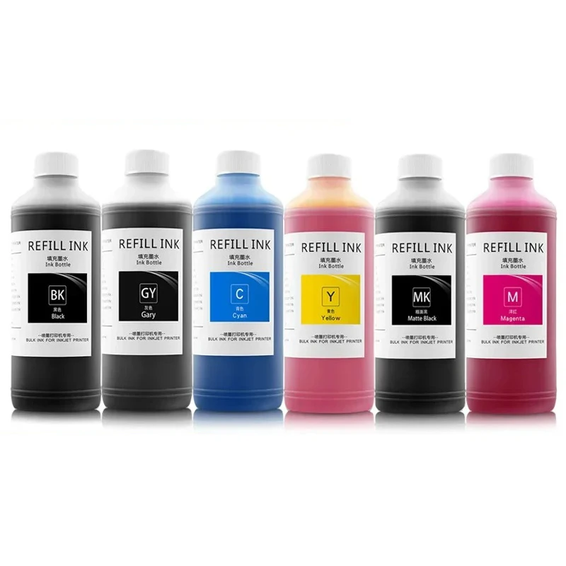 1000ML Pigment Ink Compatible for HP 70 Ink Cartridge Compatible for HP Designjet Z3100 Z3200 Z5200 Z2100 Z5400 Plotter Printer