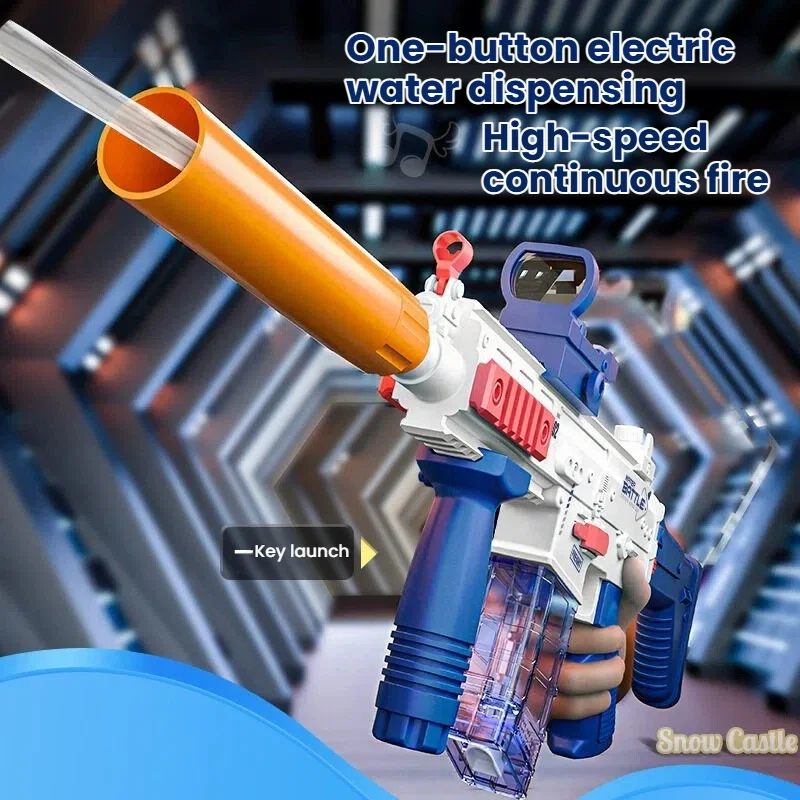 

New SCAR Water Gun Electric Pistol Shooting Game Toys Cannon Summer Outdoor Waters Fights Beach Toy Gifts