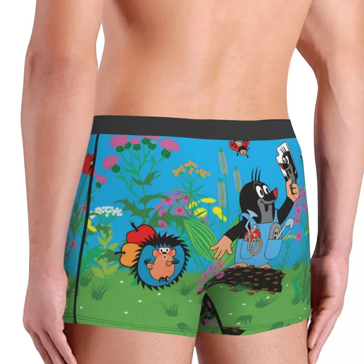 In Mirro The Little Mole Underpants Cotton Panties Man Underwear Ventilate Shorts Boxer Briefs