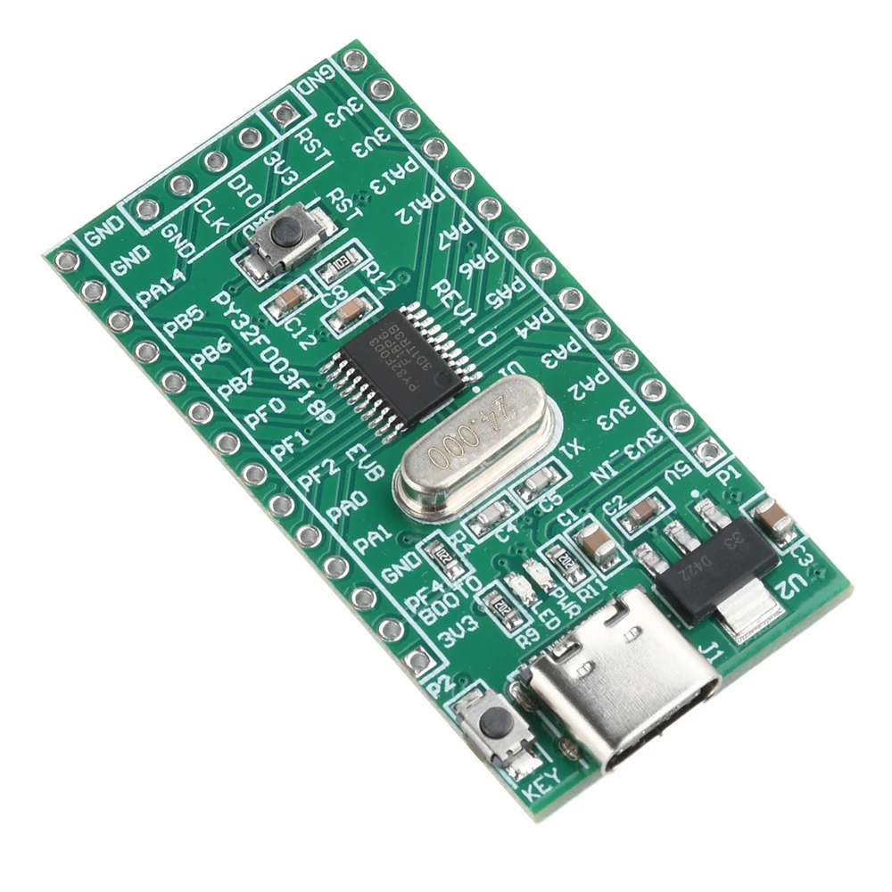 PY32F003F18P6TU مجلس التنمية PY32F003 MCU لوحة النظام مجلس التنمية دبوس غير ملحوم