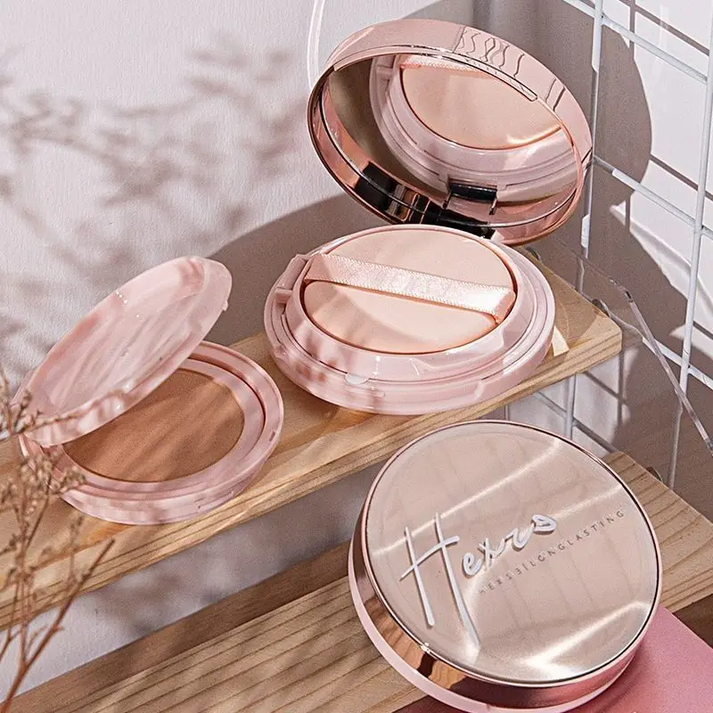 

HEXZE Foundation Makeup Air Cushion Cream Concealer Moisturizing Oil Control Long-lasting Non-removal Full Coverage Foundation