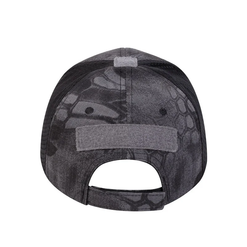 Camouflage Tactical Baseball Cap Spring Summer Outdoor Breathable Adjustable Skull Embroidery Hat Sunscreen Sports Hat Men Women