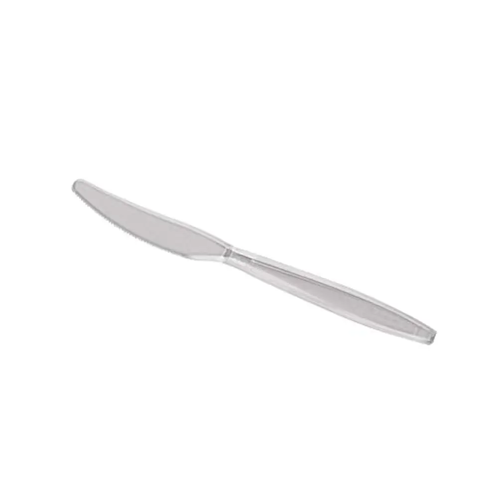 

U2021C 7.6"" Ps Extra-Heavy Weight Disposable Knife, Clear (Pa Of 1000)