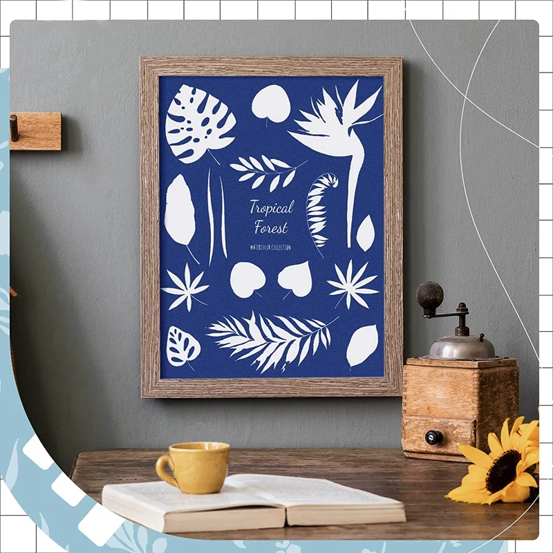 Papier d'impression solaire pour salle de bain, papier cyanotype A4, A5, papier à dessin solaire horizon, papier d'impression nature sensible pour enfants et adultes, 50 feuilles