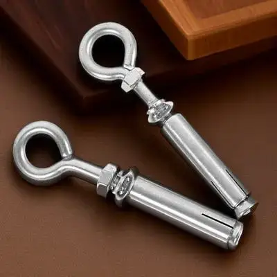 2 قطعة الفولاذ المقاوم للصدأ المراسي الجدار الخرساني الثقيلة التوسع مسامير مقاومة للاهتراء توسيع مسامير الربط