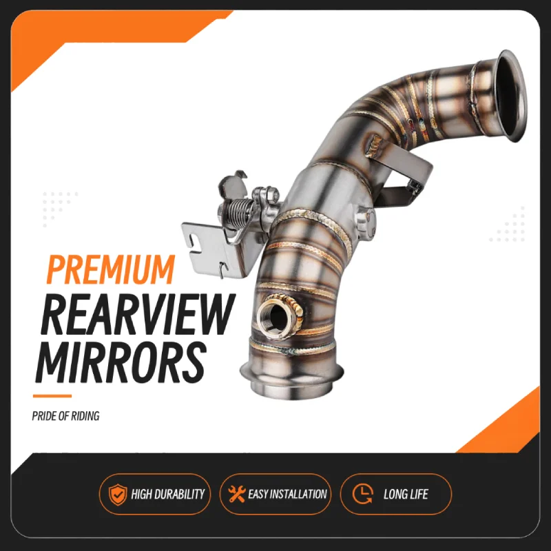 For DUKE 790 890 890R ADV R Rally Motorcycle Exhuast Middle Link Pipe Connect Motorcycle Escape Exhaust Muffler Pipe With Valve
