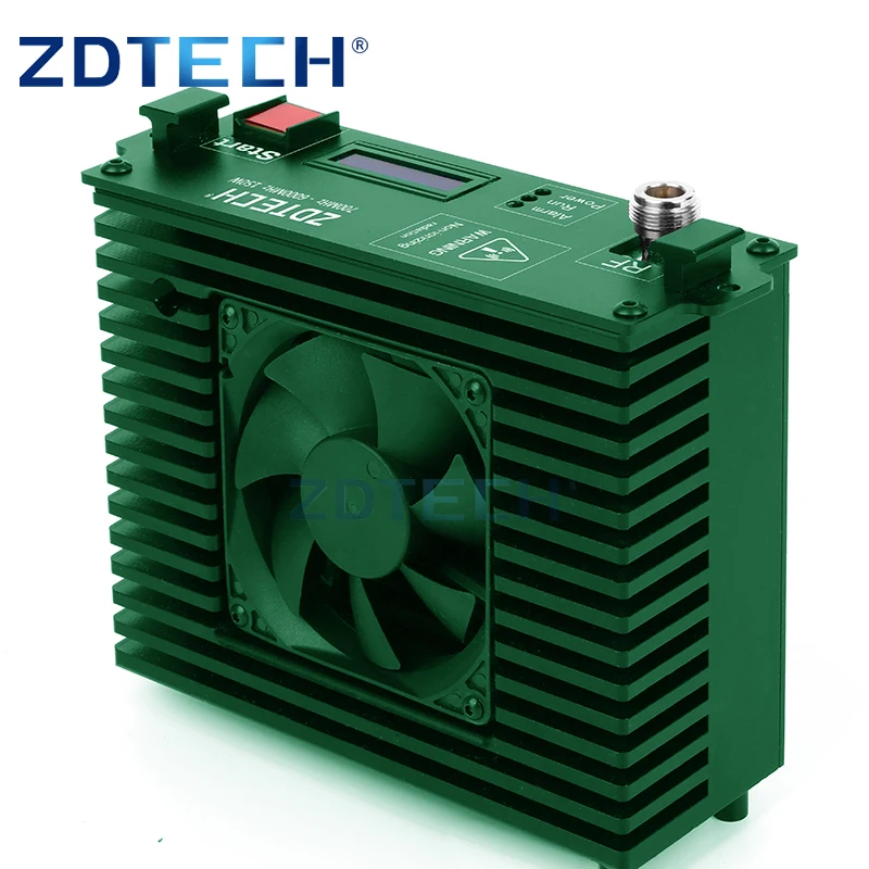 Ultra Wide Frequency 700-6000MHz 150W Dds Sqinal Generator Power Amplifier Module with Cooling Fan and Heat Sink