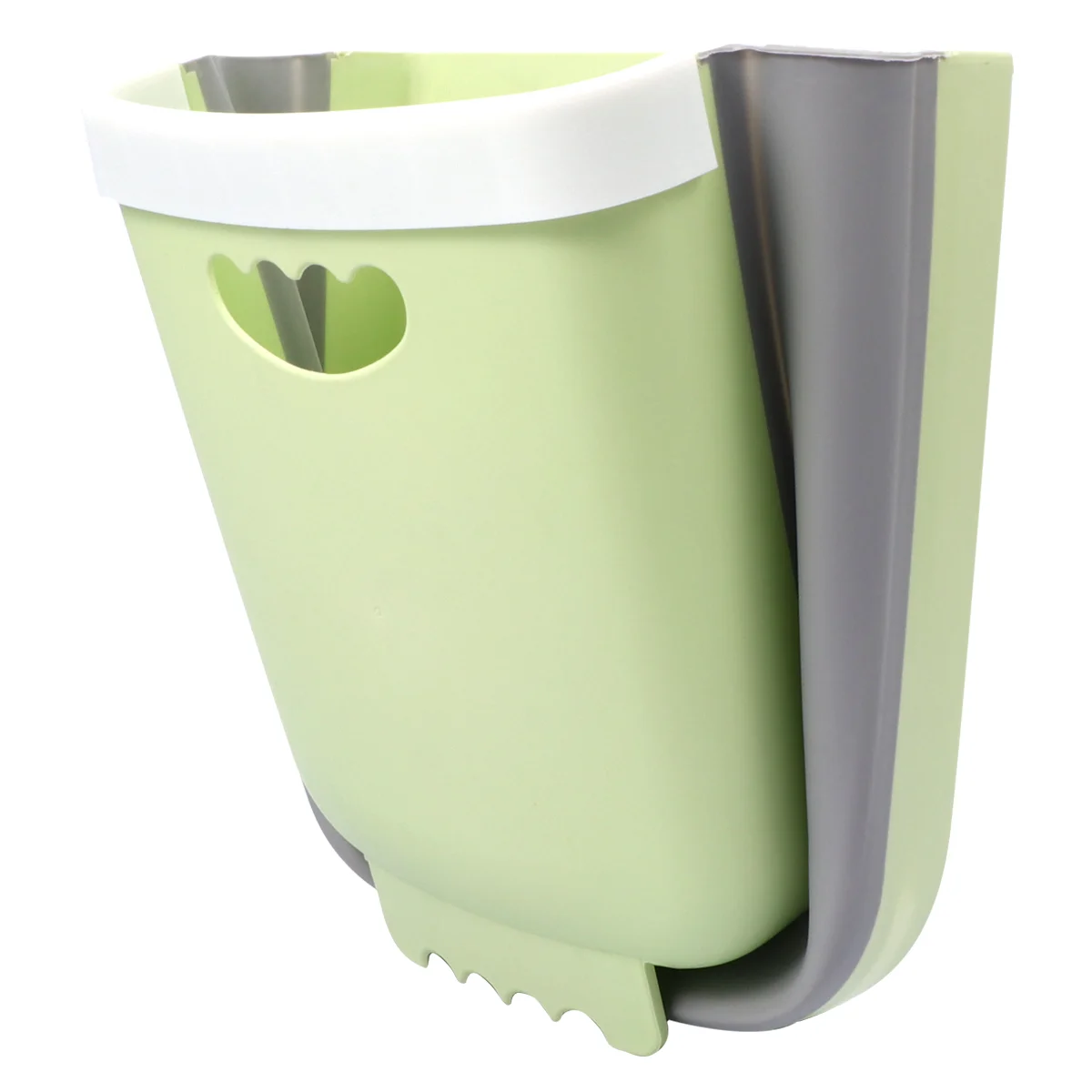 

Folding Trash Can Garbage Basket Car Cans Bin Hanging Large Kitchen Capacity Container